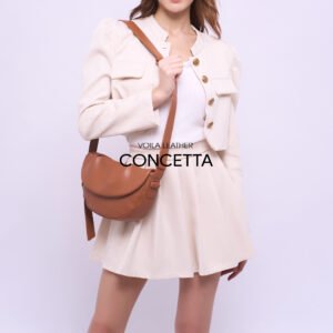 Tas Selempang Wanita Kulit Asli Voila Concetta Havana