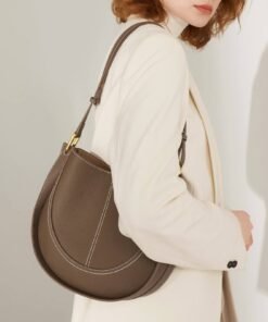 Tas Hobo Selempang Kulit Voila Amala Grey
