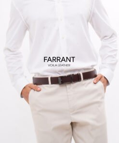 Genuine Leather Men's Belt Voila Farrant Brown