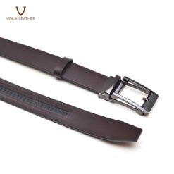 Genuine-Leather-Mens-Belt-Voila-Farrant-Brown-2