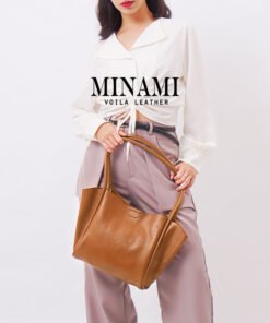 Medium Tote Bag Voila Minami Camel