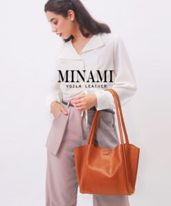 Alternative view of Medium Tote Bag Voila Minami Havana