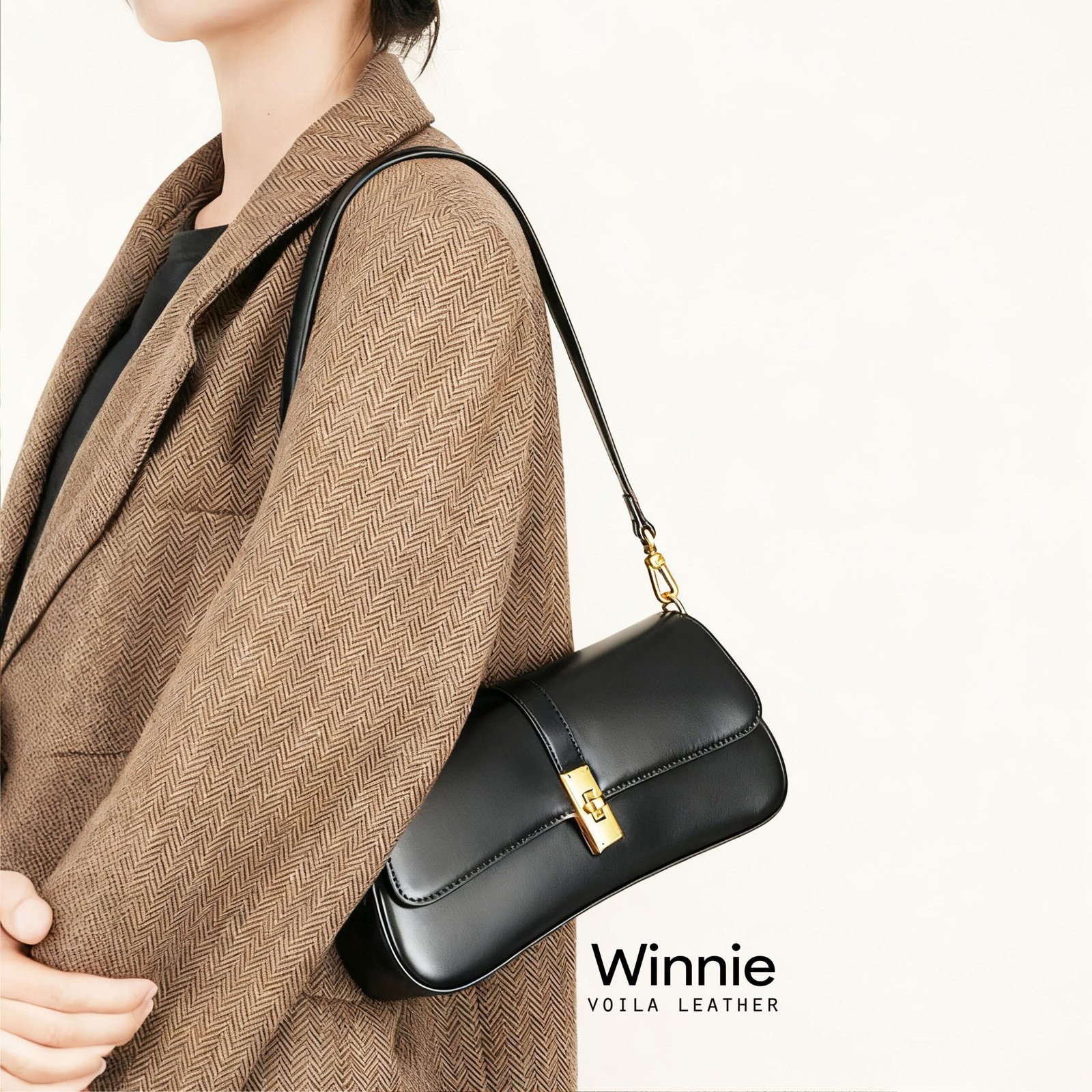 Tas Tote Selempang Kulit Asli Voila Winnie
