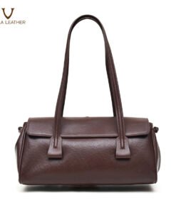 Alternative view of Genuine Leather Tote Bag Voila Biutica Dark Brown