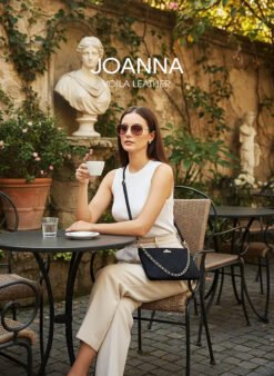 Clutch Selempang Nylon Kombinasi Kulit Voila Joanna 2