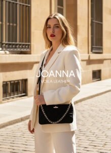 Clutch Selempang Nylon Kombinasi Kulit Voila Joanna