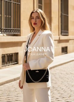 Clutch Selempang Nylon Kombinasi Kulit Voila Joanna