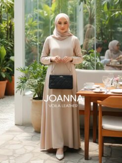 Clutch Selempang Nylon Kombinasi Kulit Voila Joanna 4