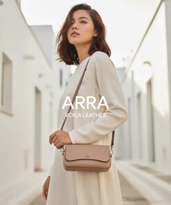 Tas Selempang Kulit Asli Casual Voila Arra Flawless Nude