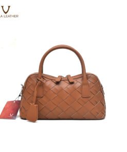 Alternative view of Handbag Selempang Anyaman Kulit Voila Janina Havana