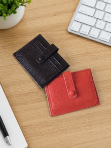 Card Holder Kulit Asli Voila Berry Pumpkins