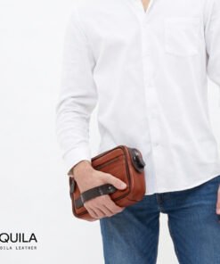 Handbag Kulit Asli Voila Aquila Brown