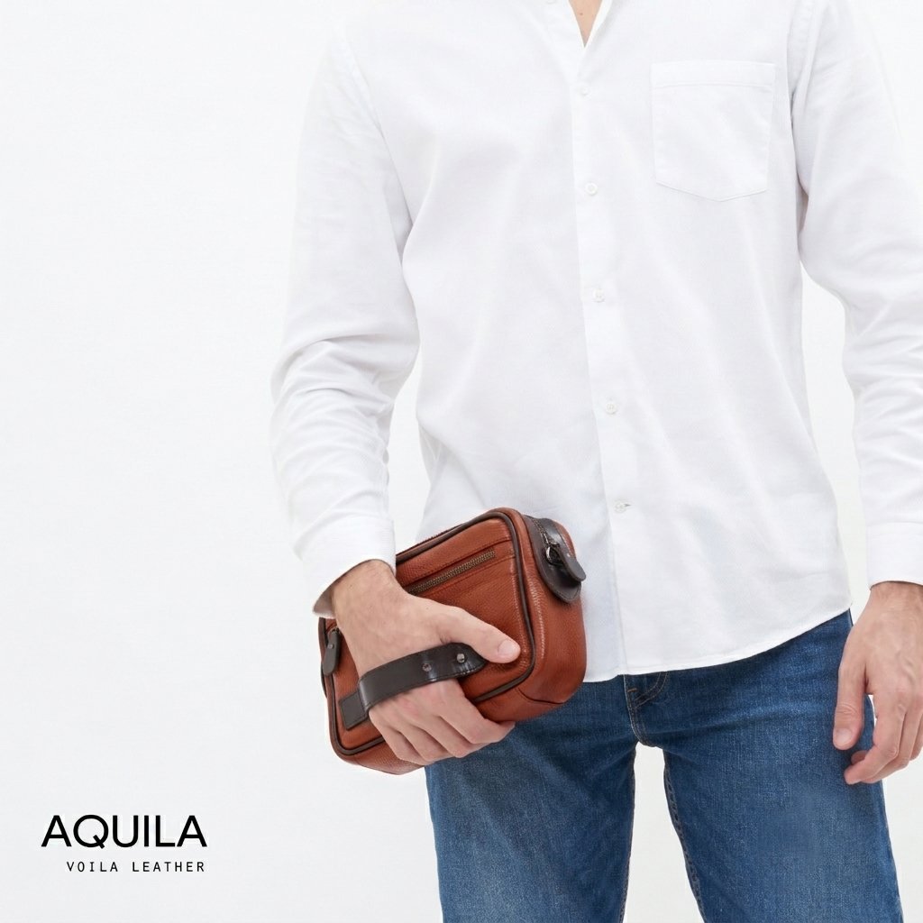 Handbag-Kulit-Asli-Voila-Aquila-Brown-Model 3