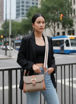 Handbag-Selempang-Kulit-Voila-Feodora-Taupe-Model 11