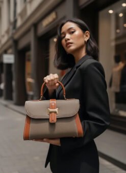 Handbag-Selempang-Kulit-Voila-Feodora-Taupe-Model 4