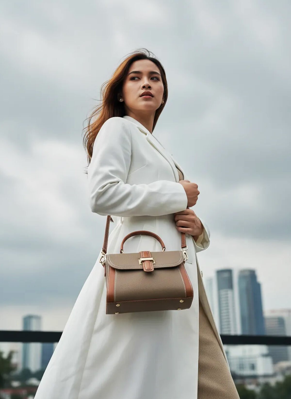 Handbag-Selempang-Kulit-Voila-Feodora-Taupe-Model 8