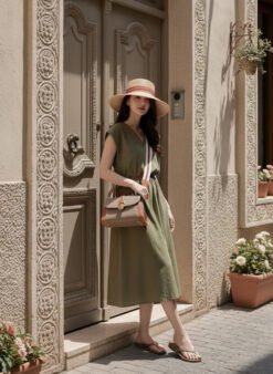 Handbag-Selempang-Kulit-Voila-Feodora-Taupe-Model 9