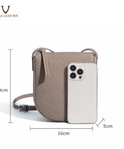 Alternative view of Tas Selempang Kulit Untuk Smart Phone & Harian Voila Keisha Elephant Grey