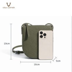 Tas-Selempang-Kulit-Untuk-Smart-Phone-&-Harian-Voila-Keisha-Olive-Green-5