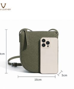Alternative view of Tas Selempang Kulit Untuk Smart Phone & Harian Voila Keisha Olive Green