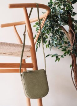 Tas Selempang Kulit Untuk Smart Phone & Harian Voila Keisha Olive Green