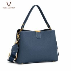 Handbag Selempang Kulit Asli Lorien Blue Jeans 2