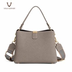 Handbag Selempang Kulit Asli Lorien Taupe 1