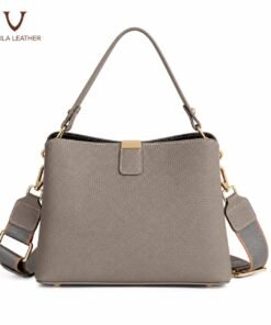 Alternative view of Handbag Selempang Kulit Asli Lorien Taupe