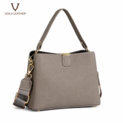 Handbag Selempang Kulit Asli Lorien Taupe 2